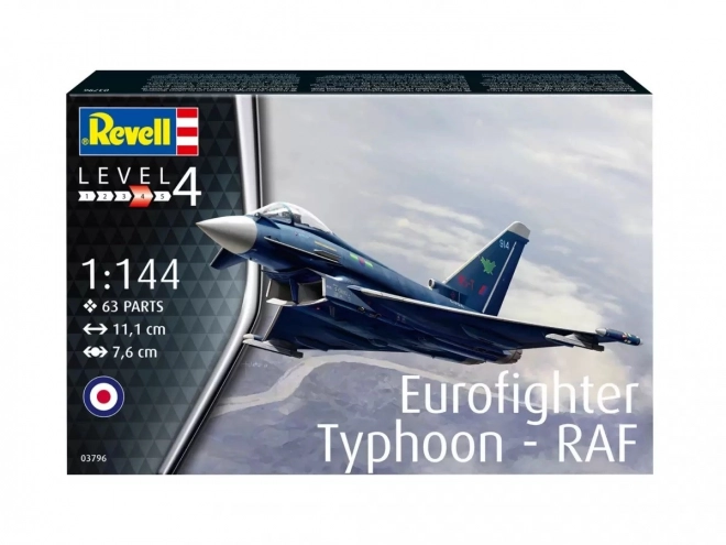 Kunststof modelvliegtuig Eurofighter Typhoon RAF 1/144