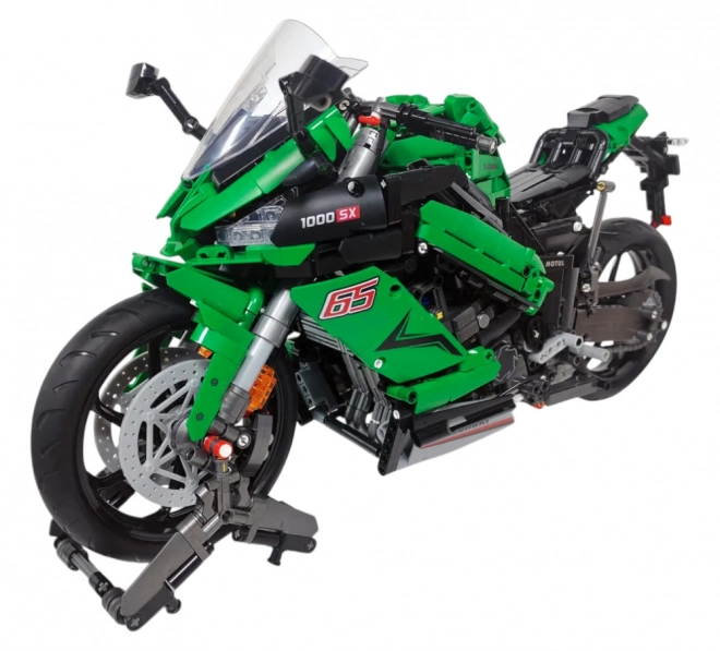 Bouwpakket Sportmotorfiets groen 2304 stukjes