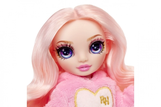 Pop Rainbow High Junior voor Pyjamafeest, Roze Bella