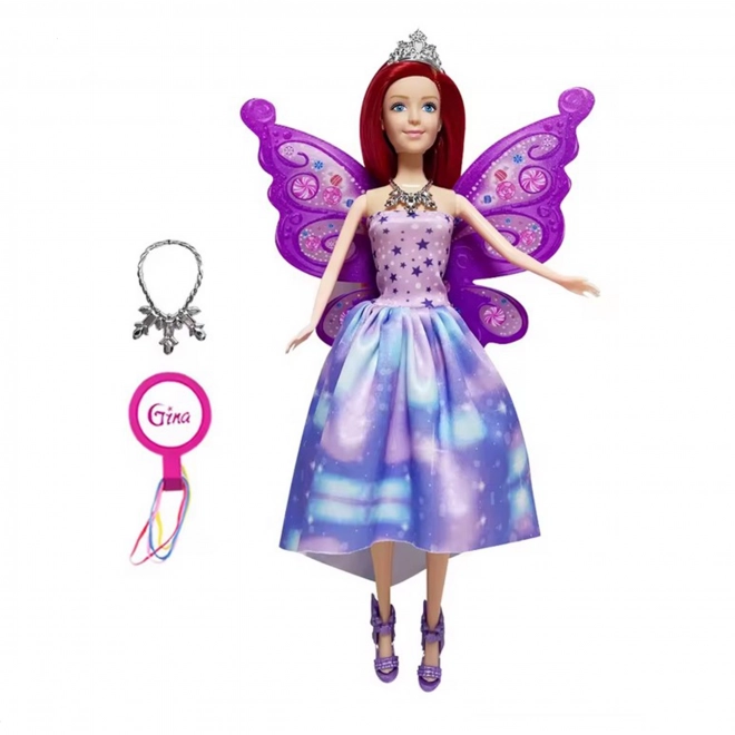 WOOPIE Set van 4 Magische Prinsessen - Poppenbox 4v1 met Accessoires
