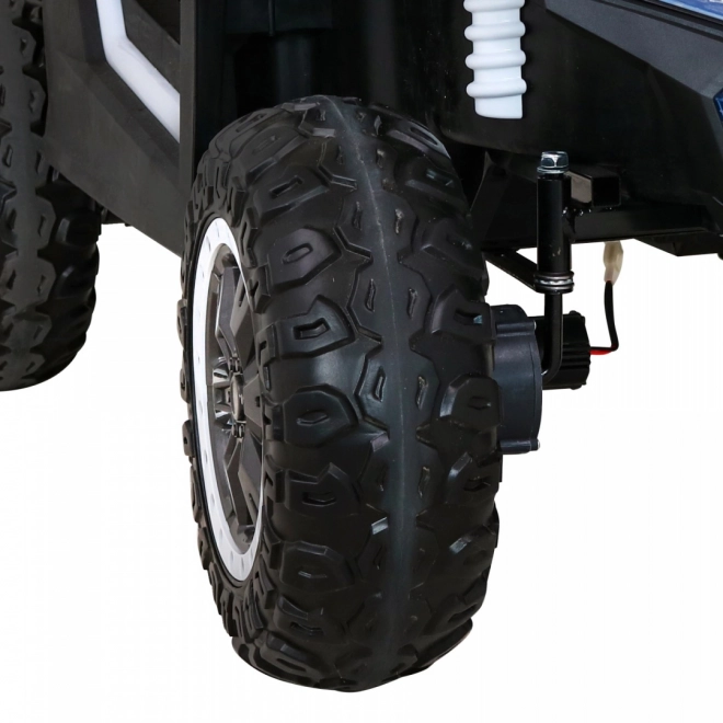 Buggy ATV Racing pro 2 kinderen + 4x4 aandrijving + afstandsbediening + langzame start + MP3 LED – Wit