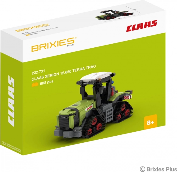 Bouwpakket BRIXIES Plus Claas Xerion 12.650 Terra Trac rupsbandtractor