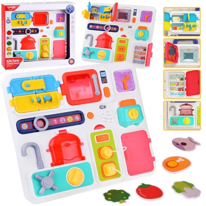 Interactief Montessori keukenspeelgoed