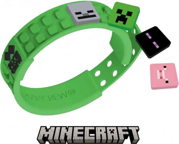 Verstelbare groene armband Pixie Crew & Minecraft