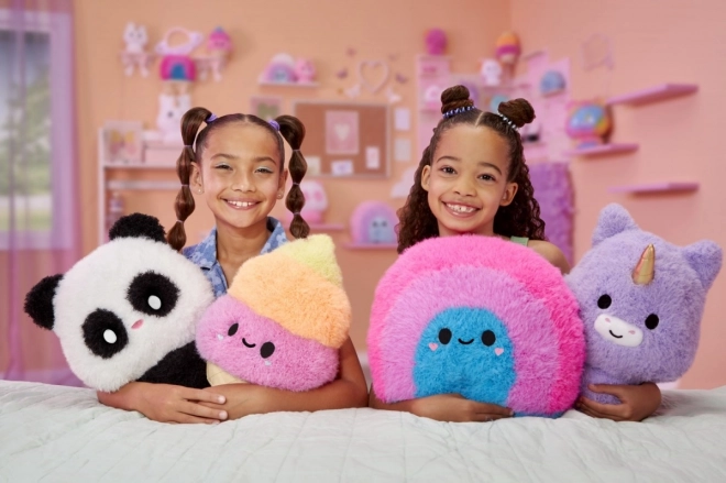 Pluche Grote Fluffie Stuffiez - Regenboog