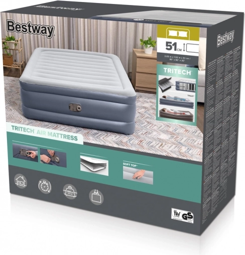 Opblaasbare matras Bestway 203 x 152 x 51 cm