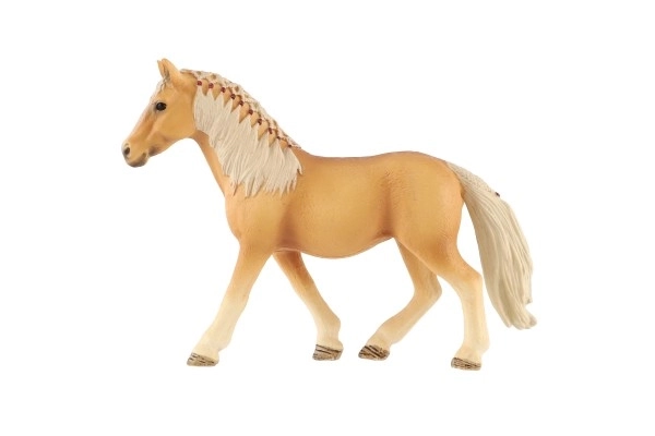 Thuispaard palomino zooted plastic 13cm in zak