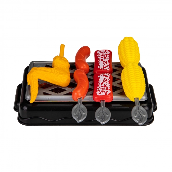 Keuken- en grillspeelset voor kinderen met geluid en LED, 40 delen