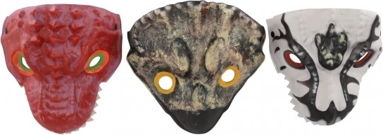 Dinosaur schuimmasker 20x19 cm verschillende soorten voor carnaval
