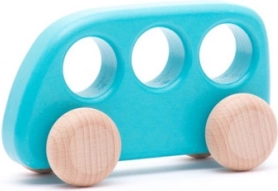 Bajo lichtblauwe bus voor kinderen