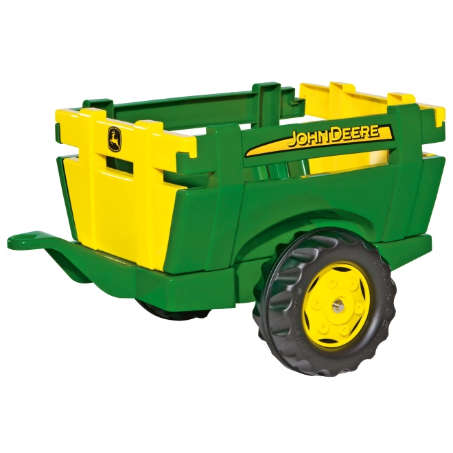 Aanhangwagens Rolly Toys John Deere met openende zijkanten