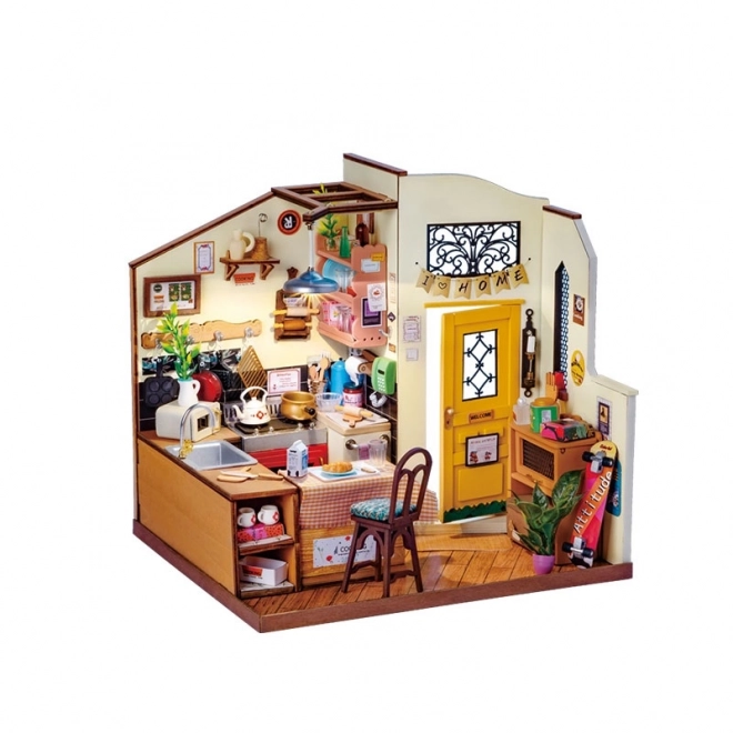 RoboTime 3D Houten puzzel Gezellige keuken