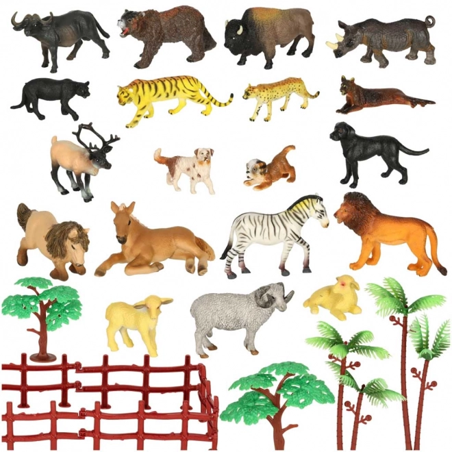 Dierenfiguren van de Zoo - 31 stuks