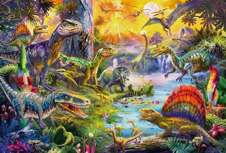 Prachtige illustratie van dinosaurussen