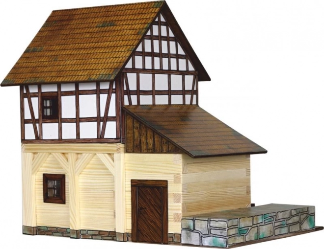 Vakwerk-watermolen – houten bouwpakket