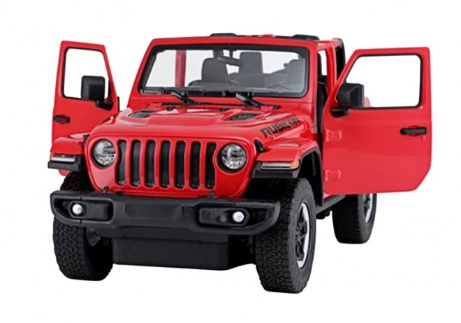 Auto R/C Jeep Wrangler Rubicon 1:14 Rastar – Rood