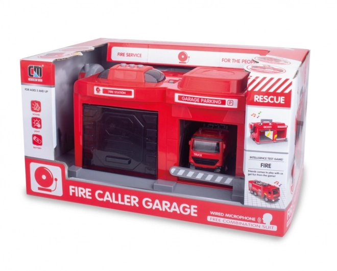 Brandweer speelset - garage