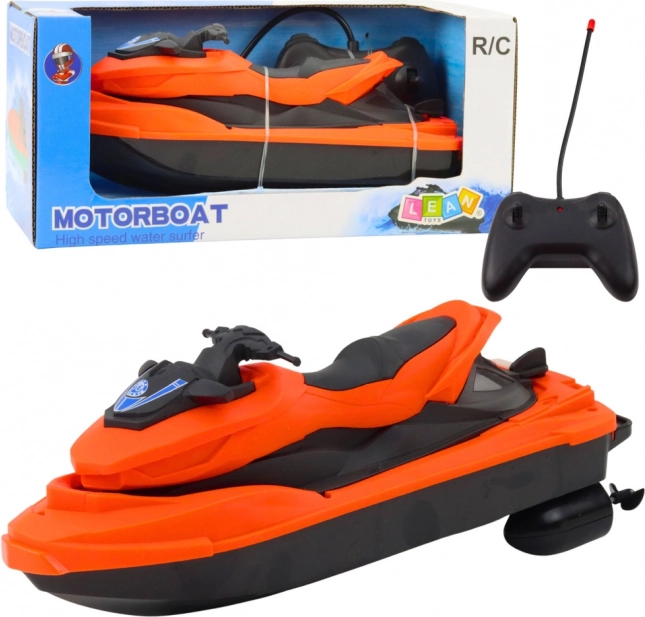 Race water scooter RC 1:42 oranje