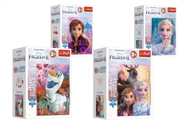 Minipuzzel miniMaxi 20 stukken Frozen II 4 soorten in doosje 11x8x4cm – Anna