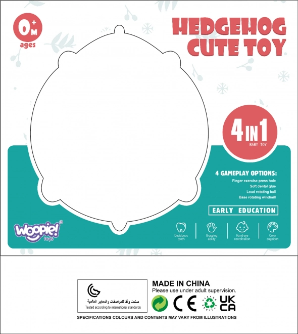 Sensorisch speelgoed Egel 4-in-1 Pop-it Actief