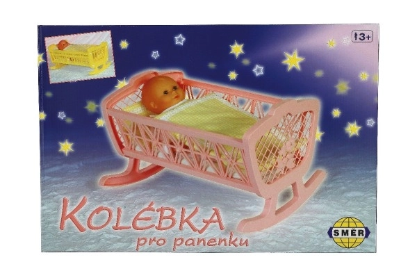 Kunststof poppenbedje zonder set