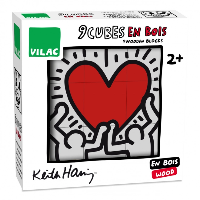 Vilac houten blokken Keith Haring