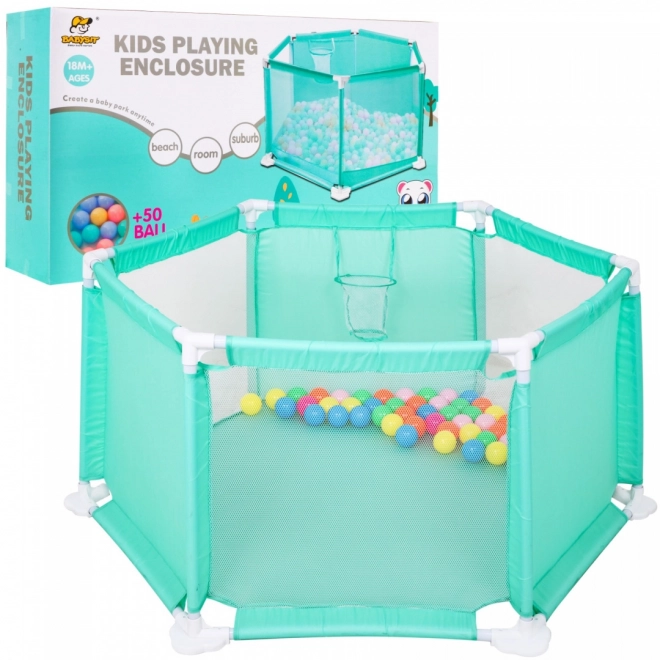 Speelbox / speelzwembad voor kinderen met ballen 18m+