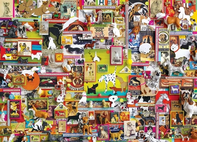 Puzzle COBBLE HILL – Hondenstad, 1000 stukjes