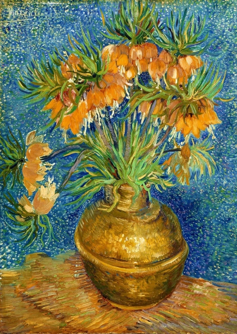 Puzzel Vincent van Gogh: Riddersporen in koperen vaas 1000 stukjes