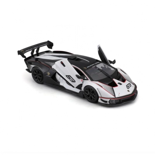 Bburago 1:24 Race Lamborghini Essenza SCV12 – Wit
