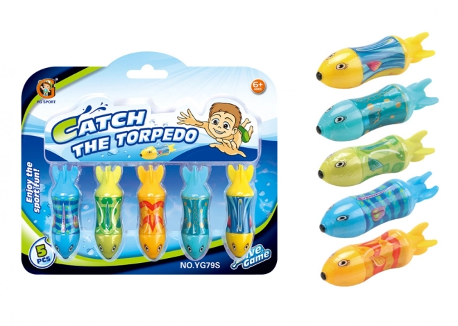 Water spel Catch Torpedo
