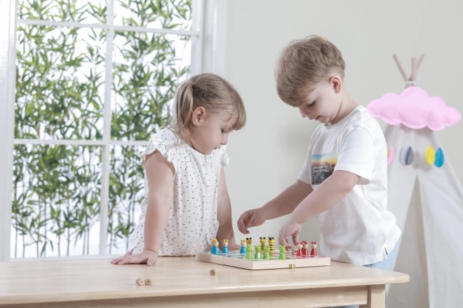 Houten Mens Erger Je Niet!