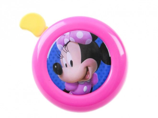 Roze fietsbel met Minnie