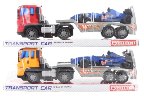Vrachtwagen met formule