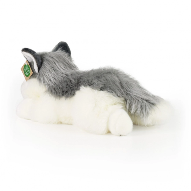 Rappa Pluchen hond husky liggend 30 cm