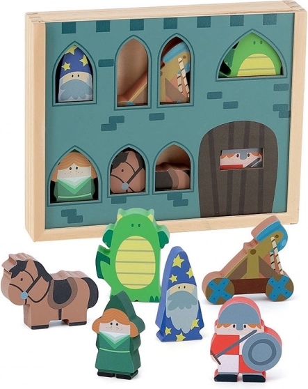 Vilac houten kasteelfiguren