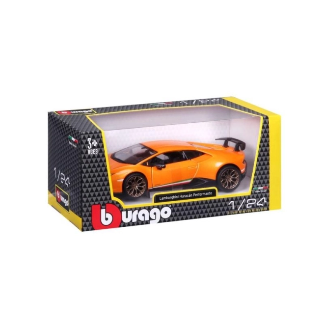 Lamborghini Huracan Performante oranje model 1:24