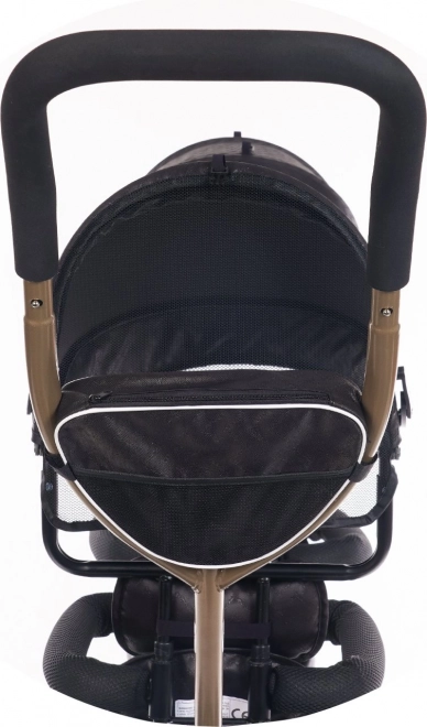 CHIPOLINO Driewieler voor tweelingen 2Play Obsidian – goud