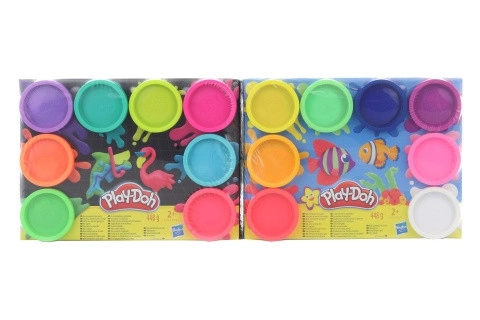 Play-Doh Verpakking van 8 neon kleuren potjes