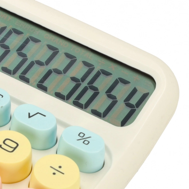 Ronde knoppen kantoorcalculator