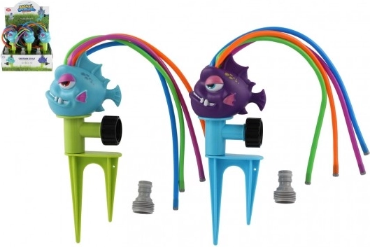 Tuinwatersproeier vis – kindersproeier voor tuinslang (mix kleuren)