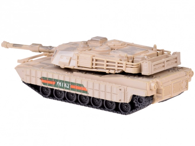 Bouwpakket Amerikaanse tank Abrams M1A2 op schaal 1:72