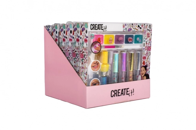 Make-up set Creat it Metaalachtig