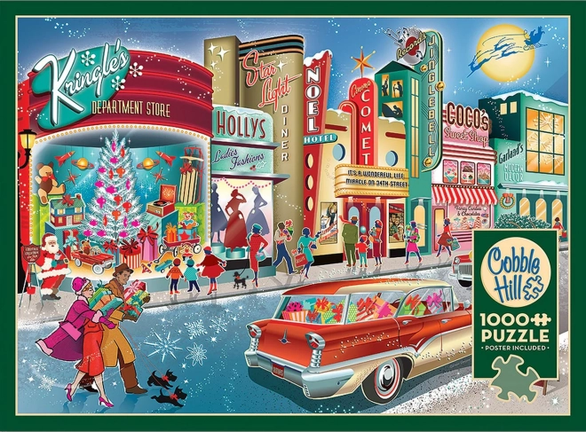 Puzzel Vintage straat 1000 stukjes