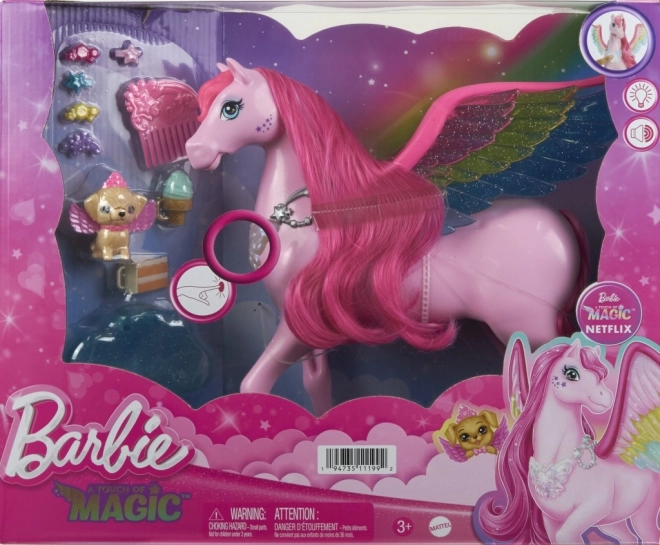 Barbie-figuur Magische Pegasus met licht en geluiden