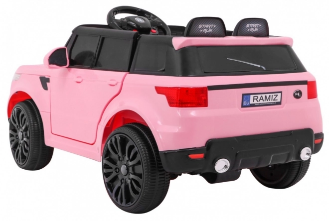 Elektrische auto Land Rapid Racer roze