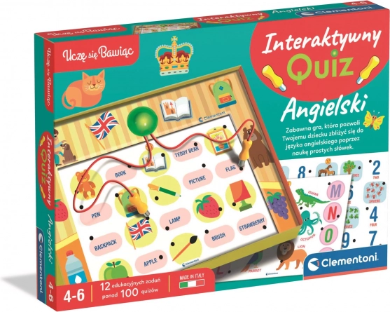 Interactieve quiz Engels – leren door spel CLEMENTONI