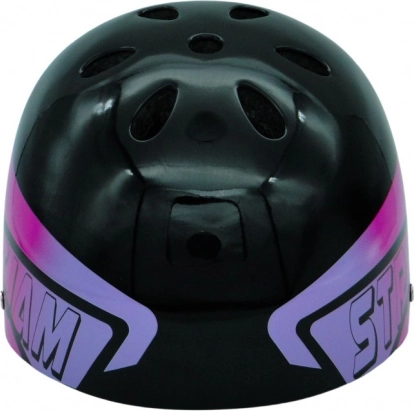 Helm Dazzler zwart met blauw‑paarse accenten – maat S