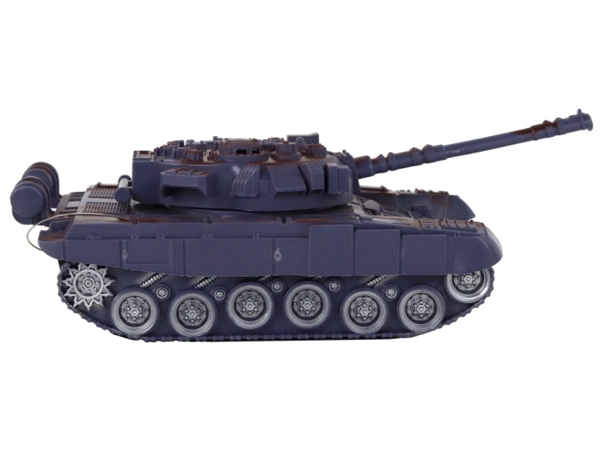 Op afstand bestuurbare tank met licht- en geluidseffecten 1:18