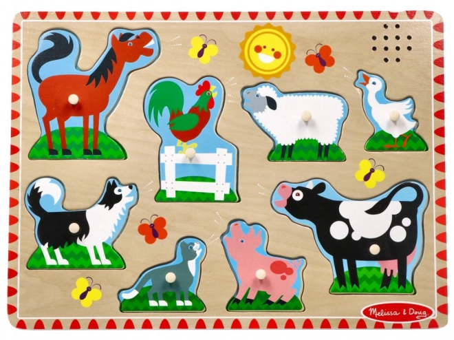 Geluidspuzzel - Dieren op de boerderij